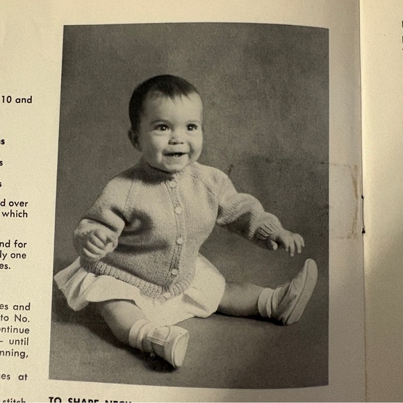 Vintage Knitting and Crocheting for Beginners Book Mary Maxim Book - Picture 4 of 9